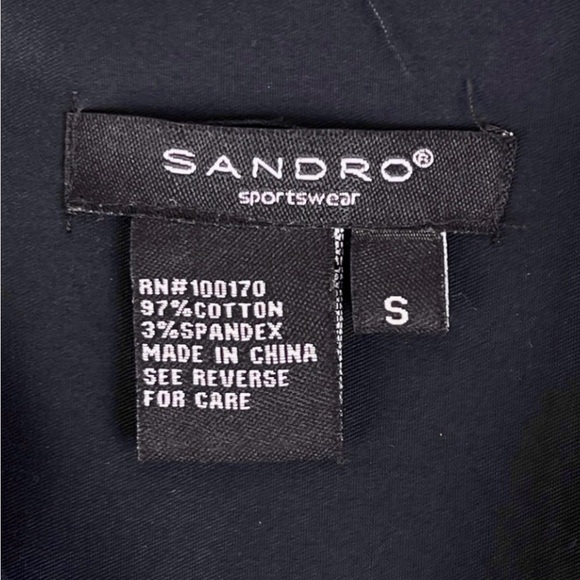 SANDRO SPORTSWEAR A-Line Pleated Swing Button Jacket Overcoat Shacket Retro 50s - Picture 10 of 12